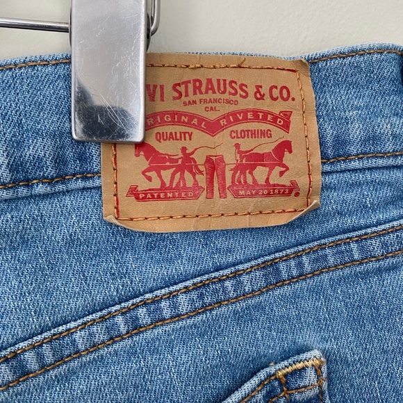 Levi’s Wedgie Skinny Denim Cut-Off Shorts - Size 18W Summer Normcore - Picture 4 of 8